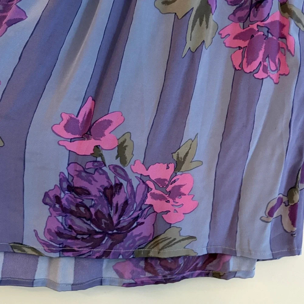 Carole Little flowing purple